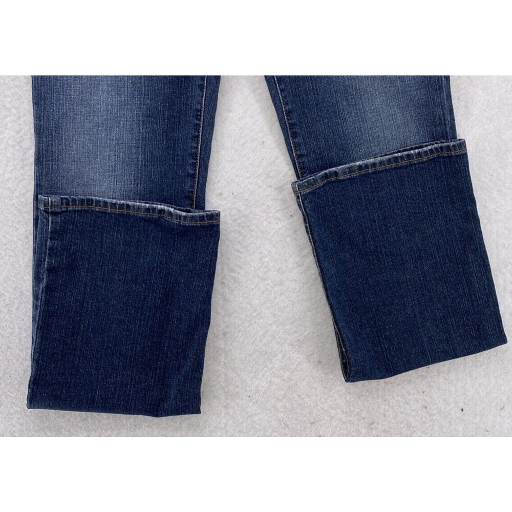 Lucky Brand Midrise Flare Jeans Women 27 Regular Blue Denim Dungarees Mexico Y2K - Picture 10 of 13